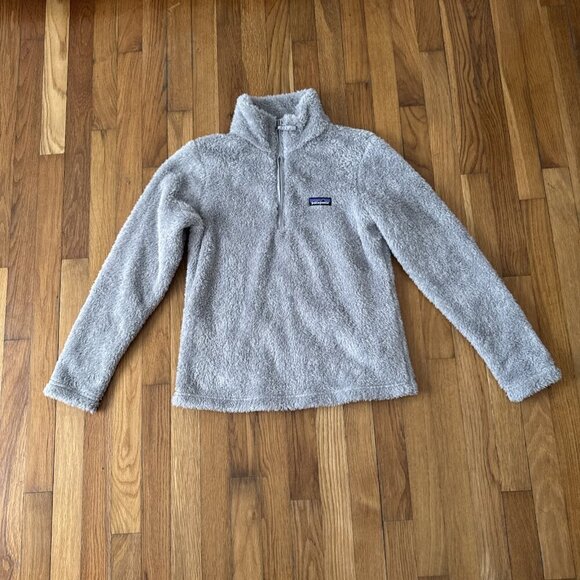 Patagonia Jackets & Blazers - Patagonia Los Gatos Sherpa Fleece Pullover Jacket Gray Women's 1/4 Zip Size S